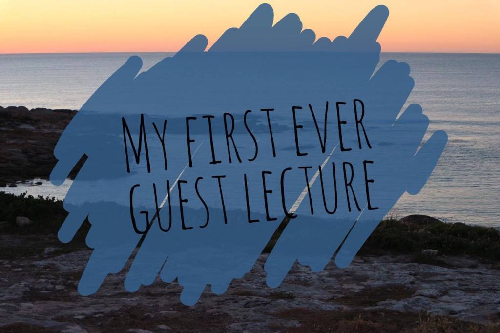 My first ever guest&nbsp;lecture