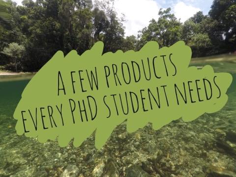 A few products every PhD student&nbsp;needs