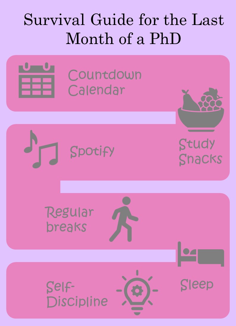 Survival guide for the last month before PhD&nbsp;submission