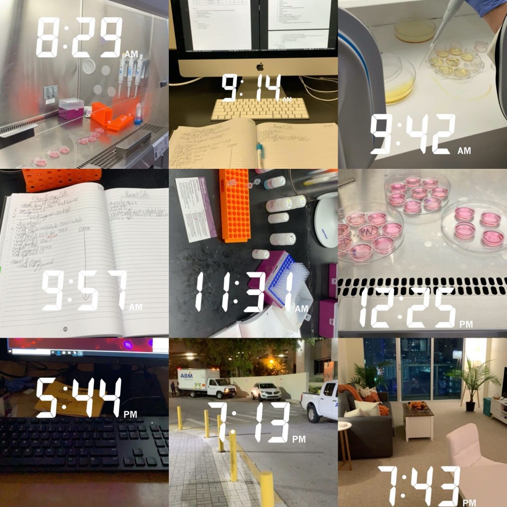 Featured day in the life of; Chloe, first year biochemistry PhD&nbsp;Student.